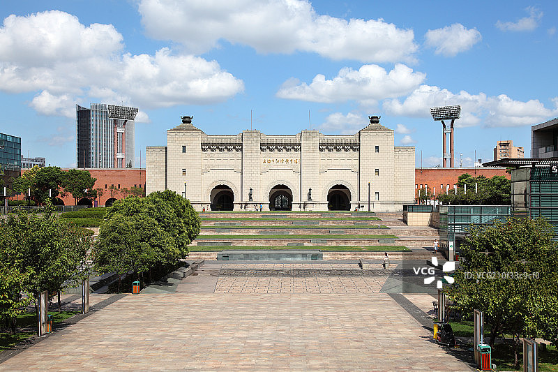 上海江湾体育场图片素材