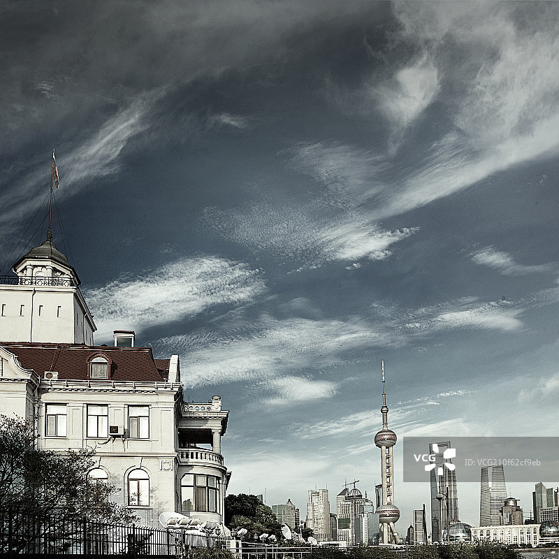 上海外滩建筑与风光图片素材