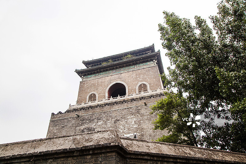 北京明清建筑鼓楼图片素材