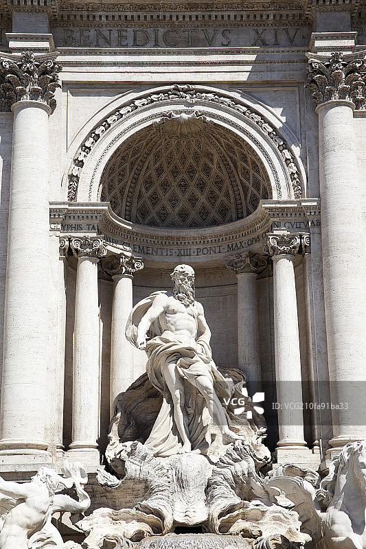 意大利罗马海神波塞冬图片素材