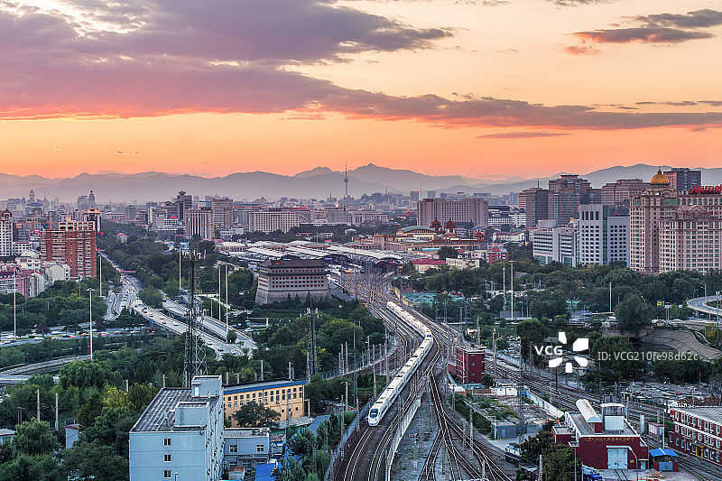 北京火车站图片素材