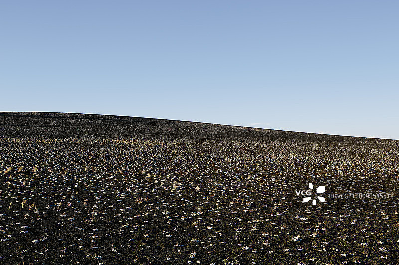 月球陨石坑景观，爱达荷州图片素材