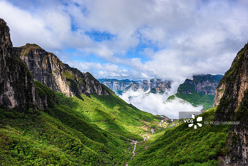新乡南太行山云海图片素材