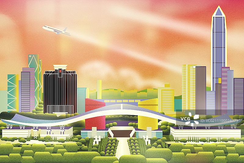 Shenzhen CBD Day图片素材