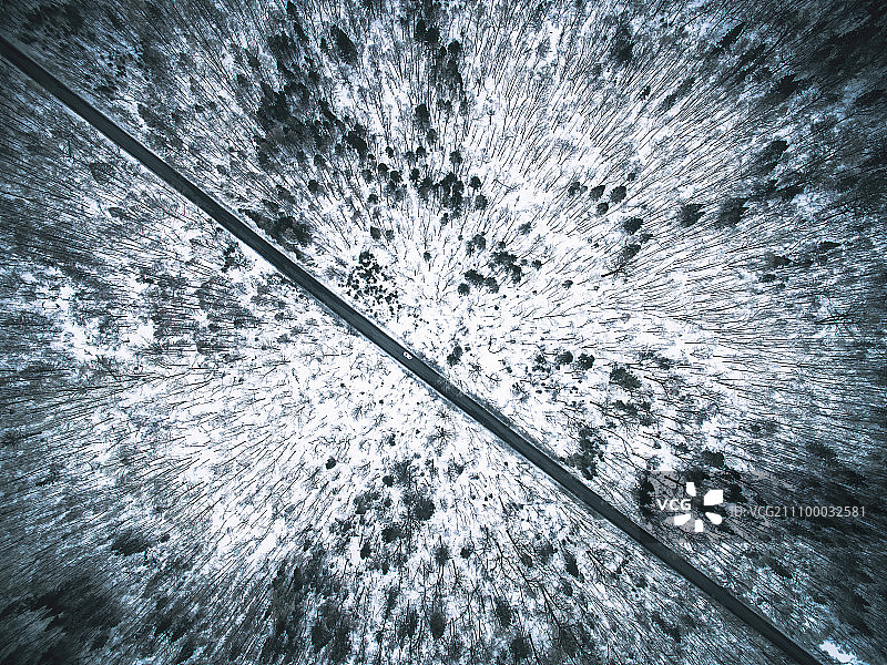 长白山航拍图片素材