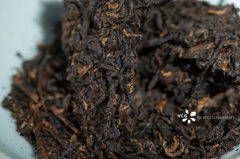 中国传统茶饼－普洱茶饼图片素材