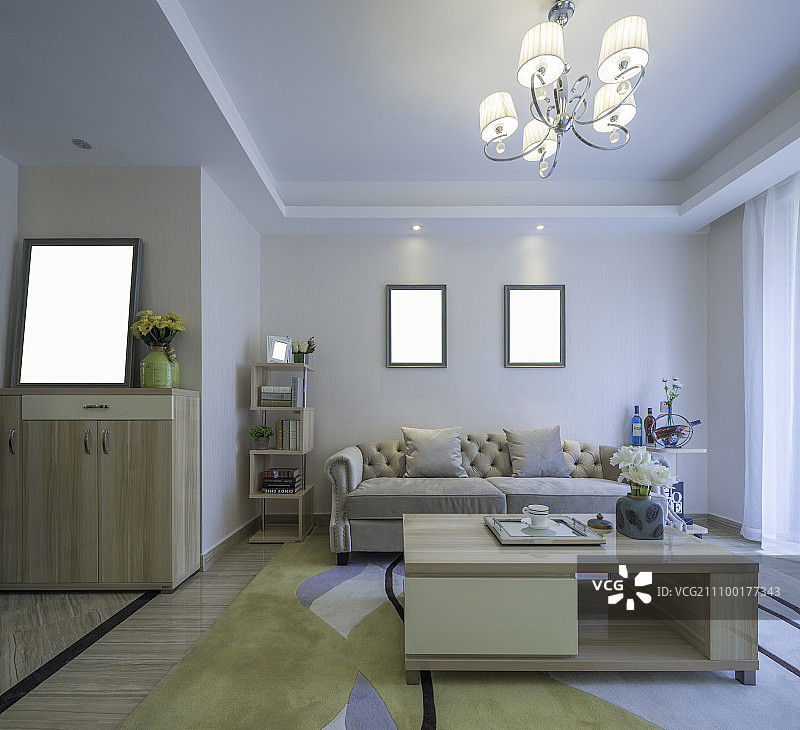 样板房-客厅图片素材