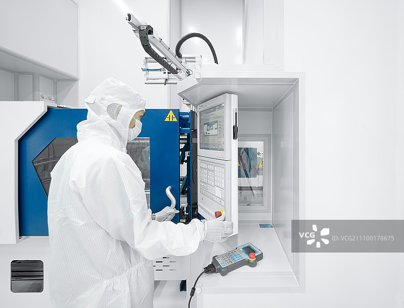 现代轻工业无尘车间图片素材