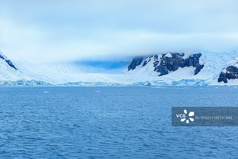 南极晨景图片素材