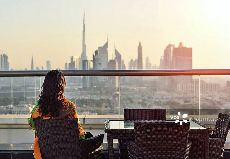 迪拜城市风光图片素材