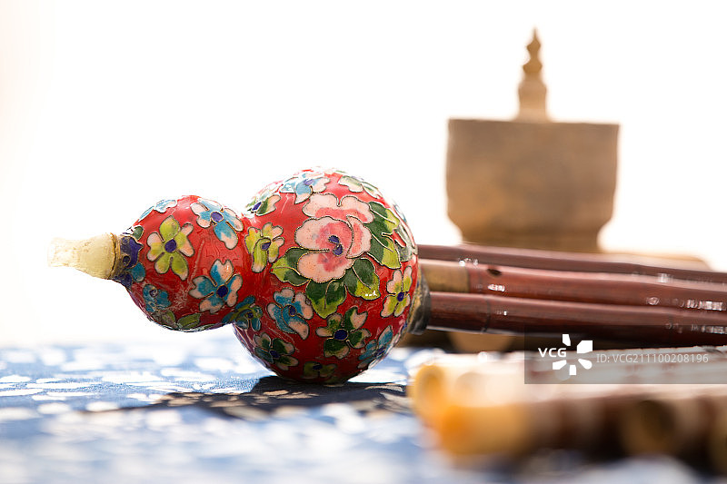 笛子和葫芦丝图片素材