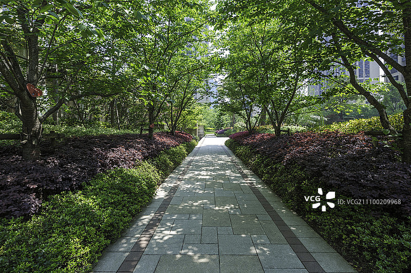 住宅小区景观图片素材