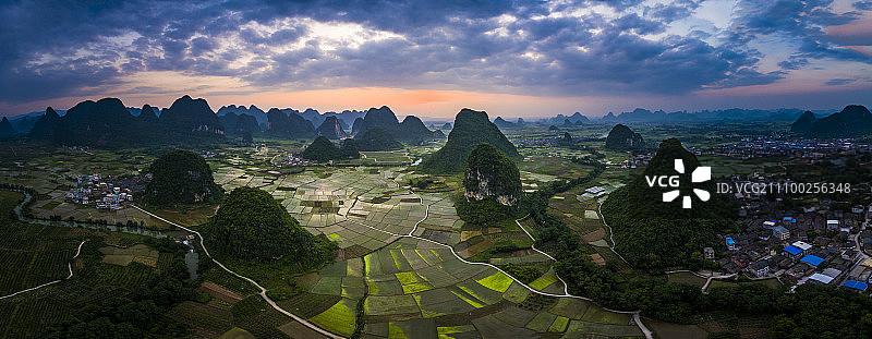 桂林会仙湿地公园风光图片素材