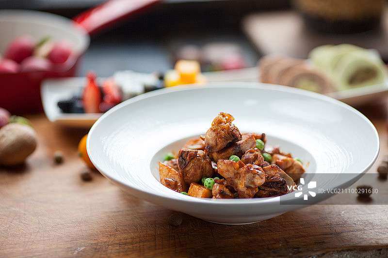 酱烧排骨图片素材