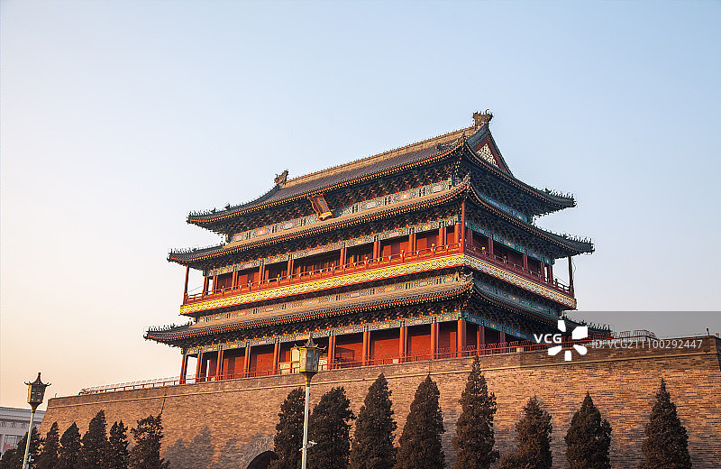 北京前门步行街图片素材