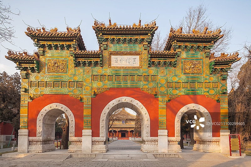 北京国子监、孔庙图片素材