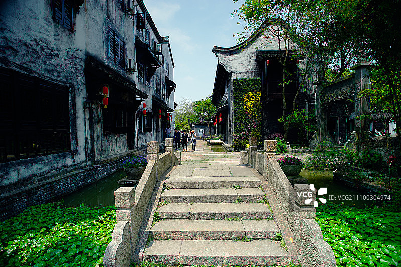 梅花洲美丽风景图片素材