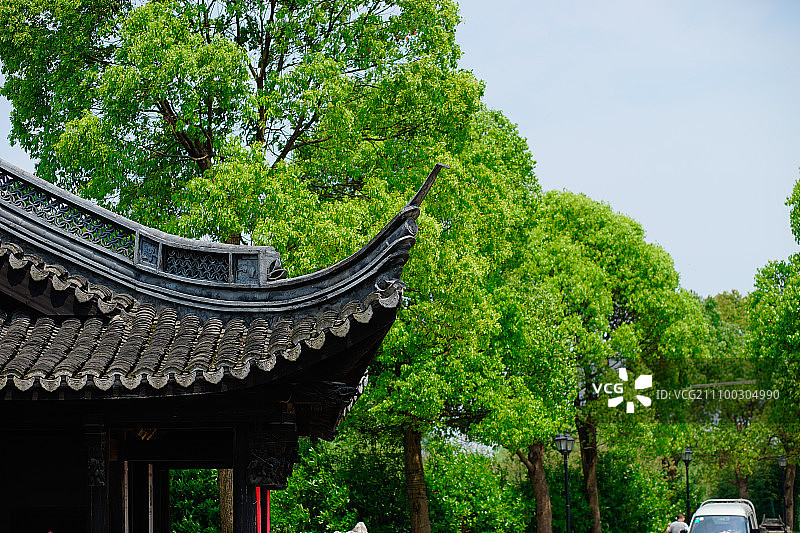 梅花洲美丽风景图片素材