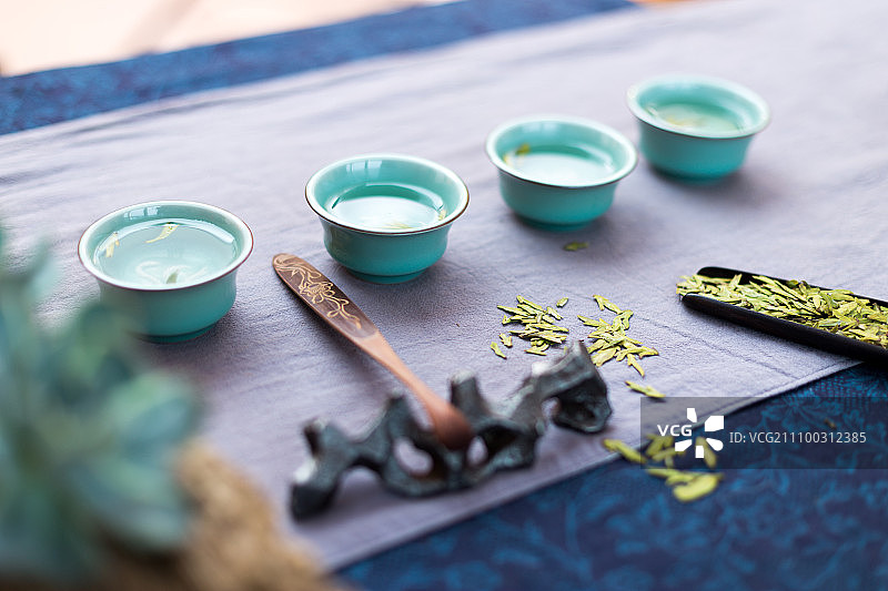 　茶具和茶图片素材