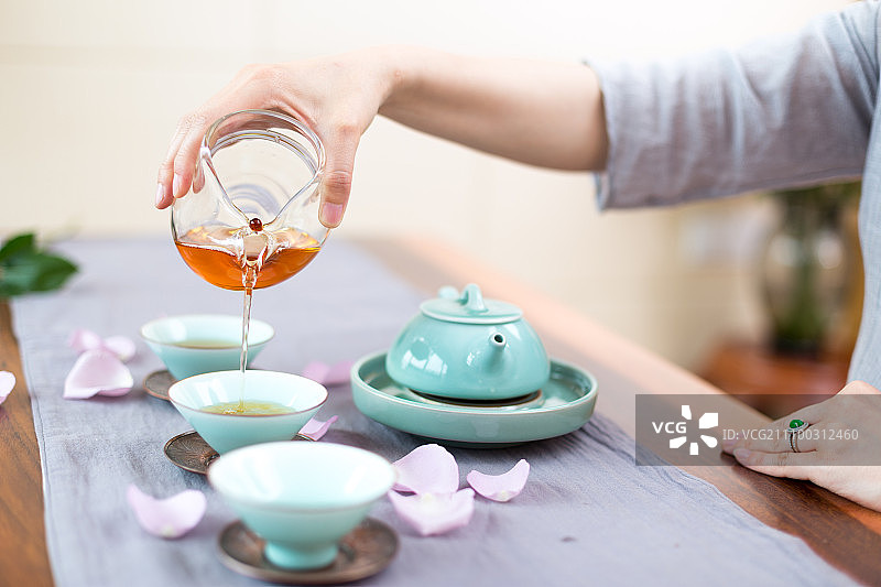 　茶具和茶图片素材