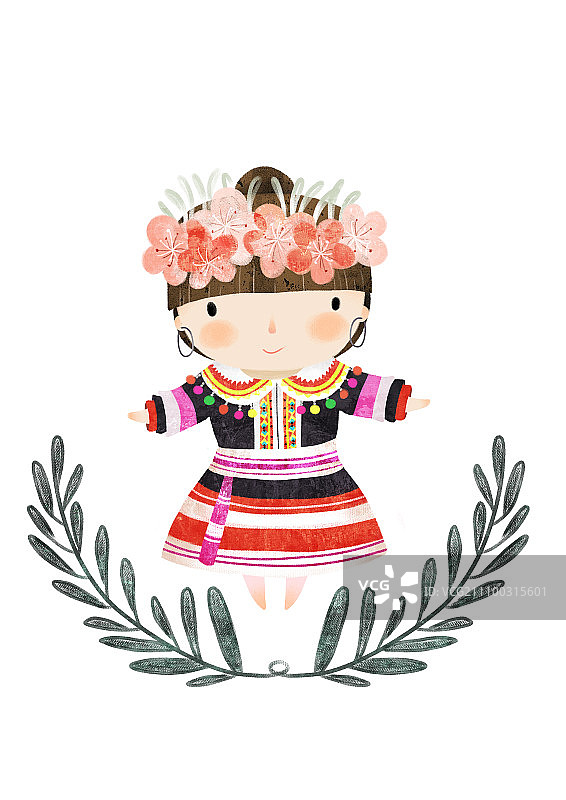 瑶族女孩图片素材