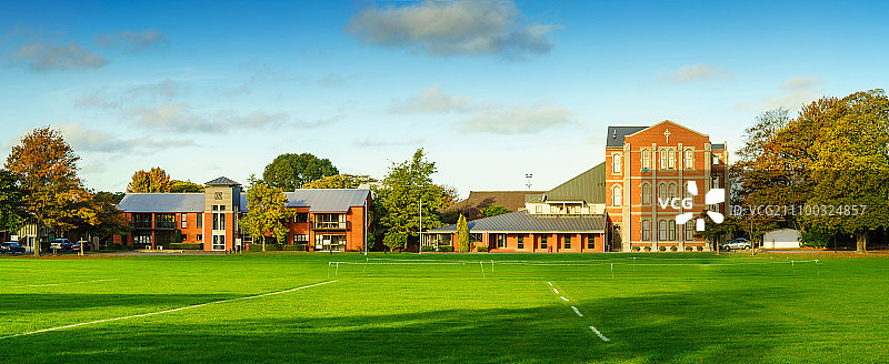 新西兰基督城中学校园图片素材