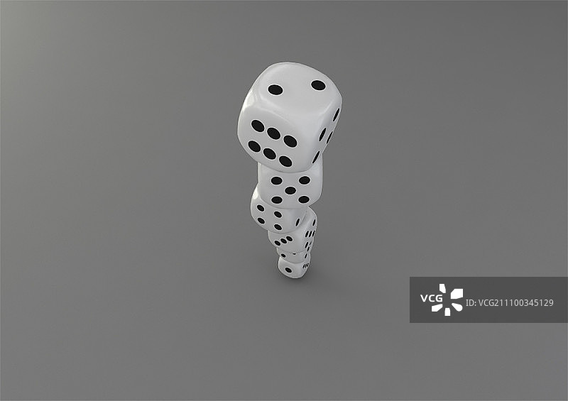 堆叠的骰子图片素材