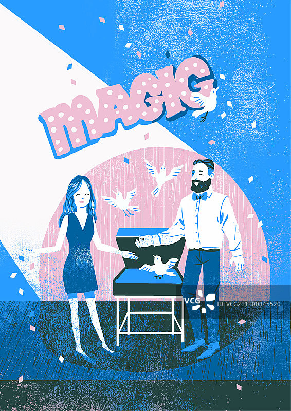 魔术表演图片素材