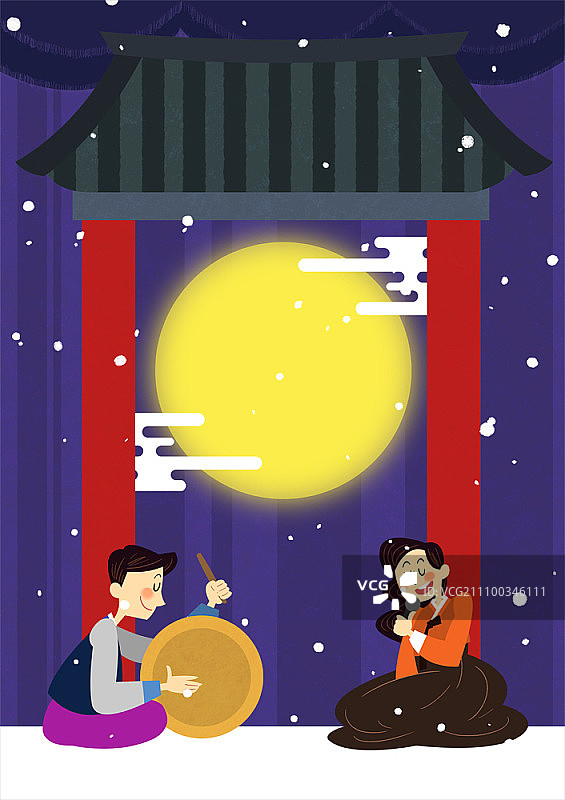 韩国传统表演图片素材