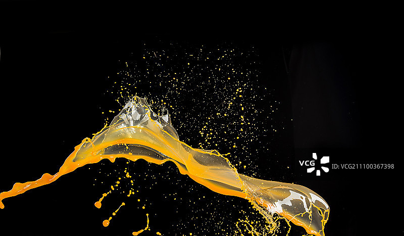 泼洒的水图片素材