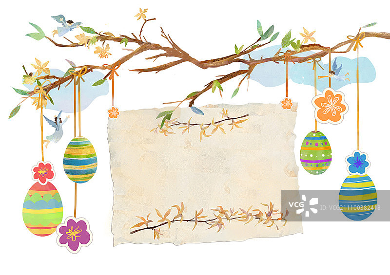 复活节彩蛋手机图片素材