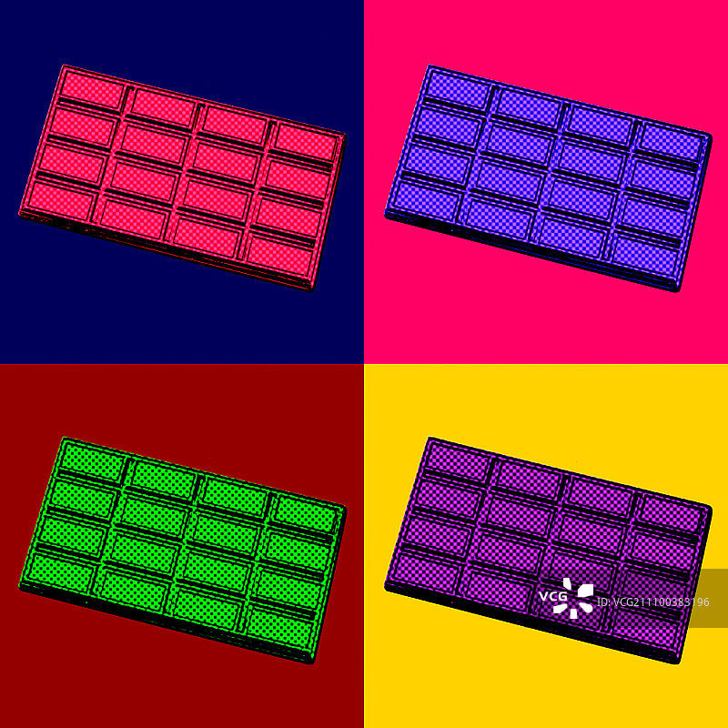 波普艺术巧克力图片素材