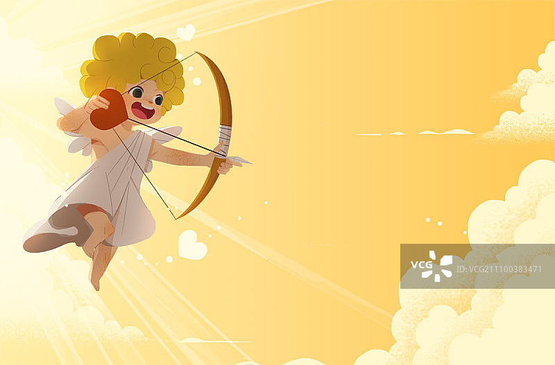 丘比特手持箭图片素材