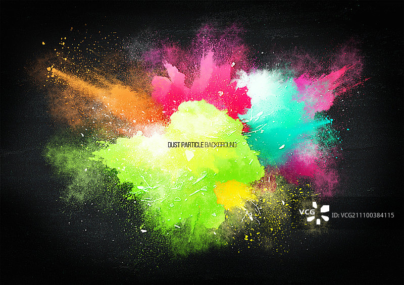 漂浮的灰尘粒子背景图片素材