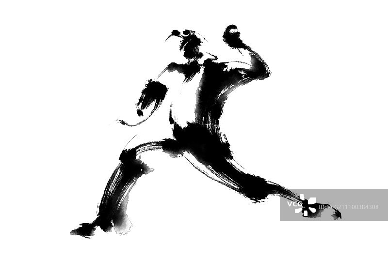 捕手投球图片素材