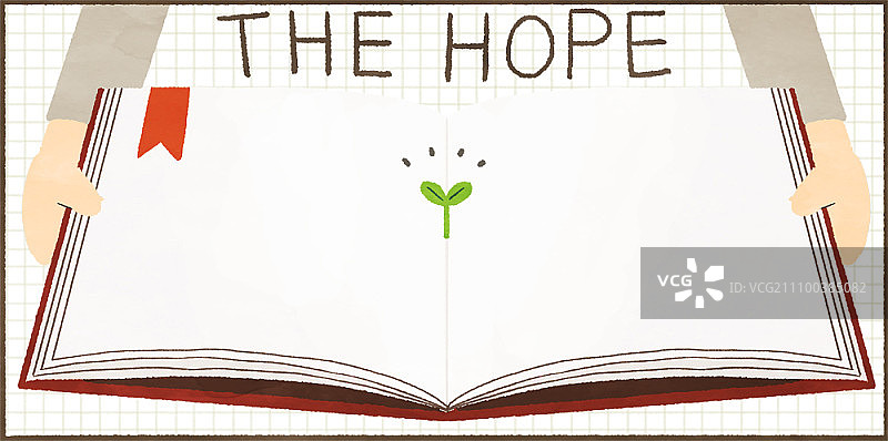 希望插画图片素材