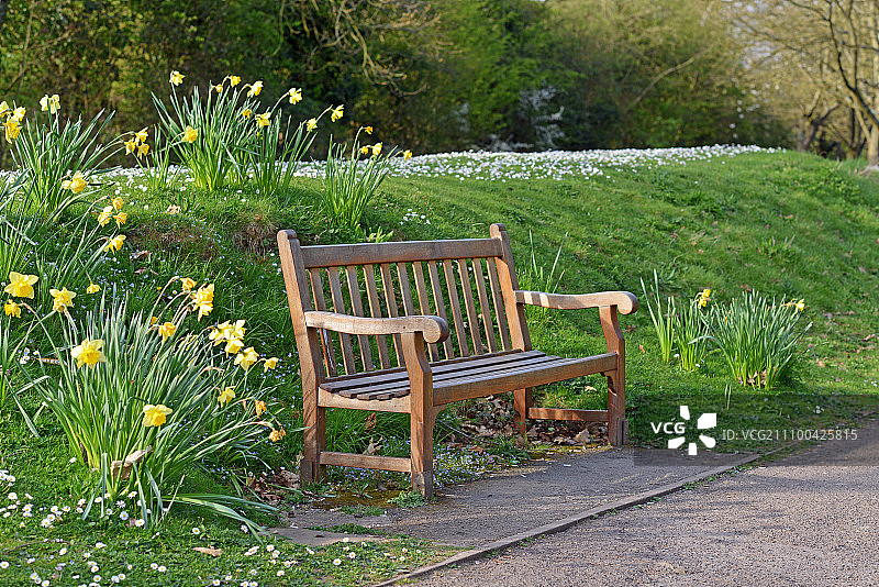 公园长椅图片素材