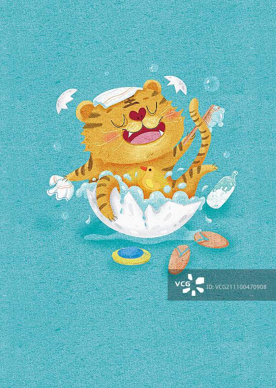 十二生肖-虎图片素材