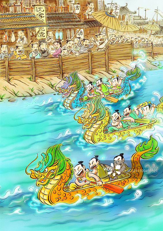 端午节赛龙舟图片素材