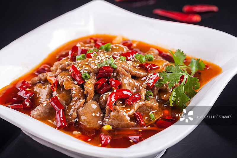 水煮牛肉图片素材