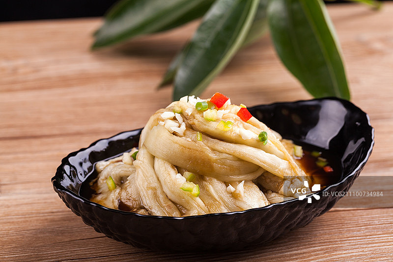 凉拌茄子图片素材