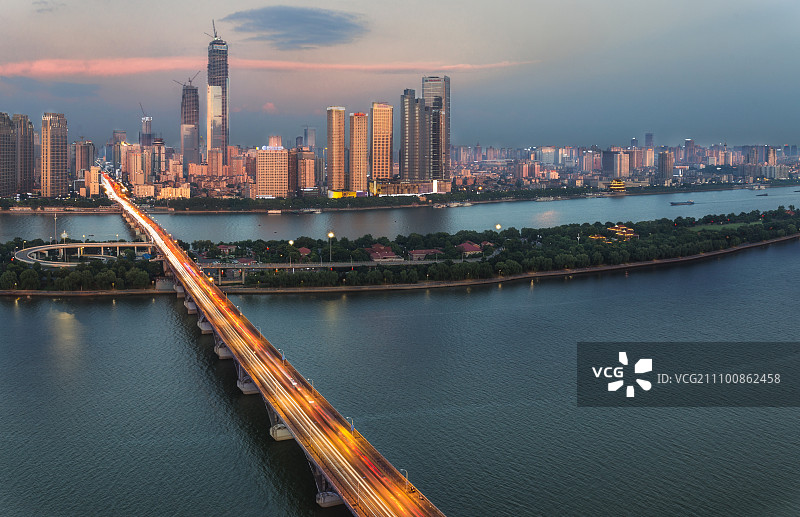 日落长沙图片素材