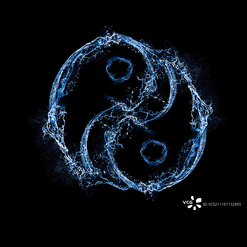 阴阳背景符号，两仪标志图片素材