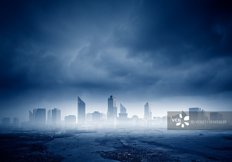 现代城市夜景背景图片素材