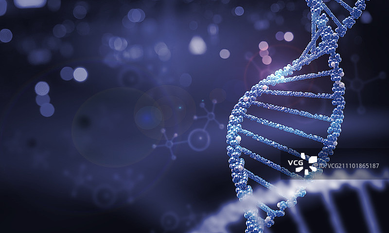 DNA分子：高科技DNA分子生化概念背景图片素材
