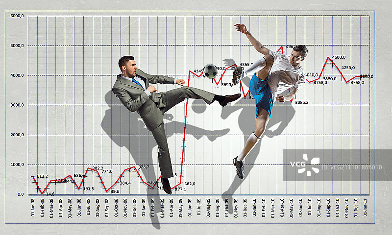 足球比赛数据统计：球员击球与背景进度信息图图片素材