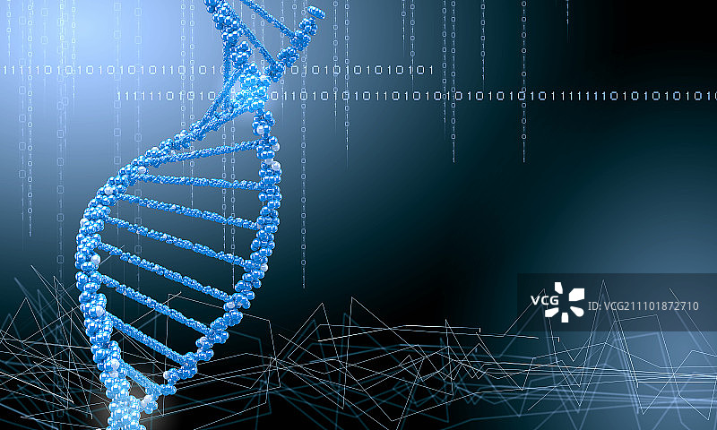 DNA分子：高科技DNA分子生化概念背景图片素材