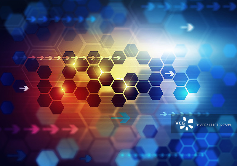 带媒体界面图标的现代抽象数字背景图像图片素材