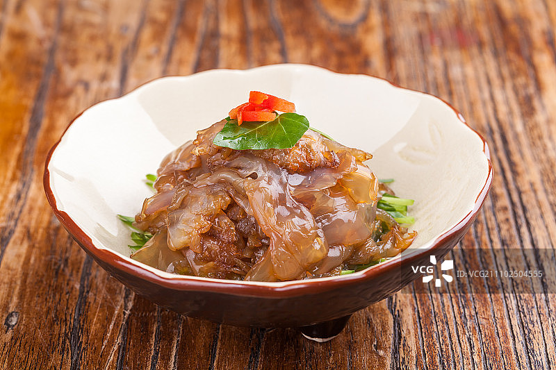 凉拌海蜇图片素材