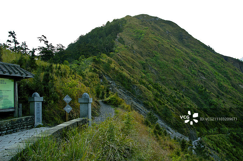 亚洲,中国,台湾,嘉义县,玉山,塔塔加鞍部,登山口,图片素材